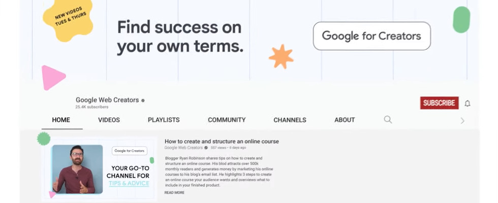 Google will Creator mit neuer Plattform unterstützen