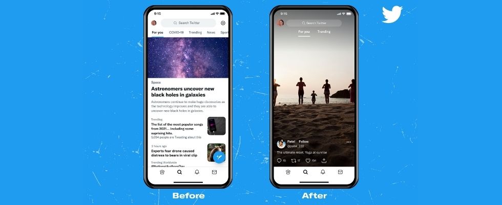 Twitter: Explore verwandelt sich in TikTok