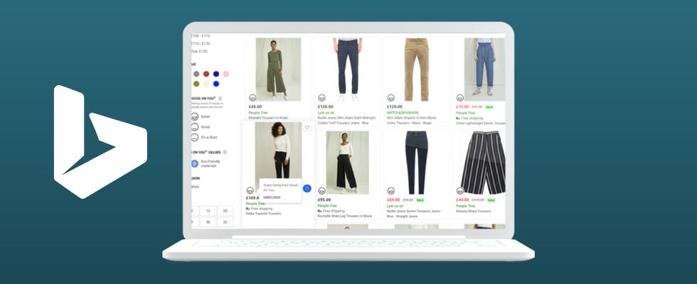 Bing launcht Ethical Shopping Hub in der Suche