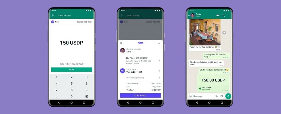 WhatsApp startet Kryptozahlungen mit Novi