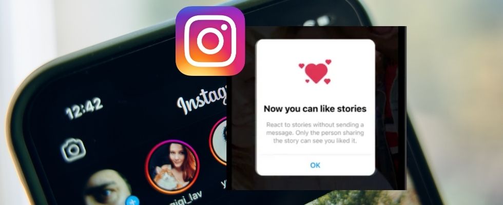 Du kannst jetzt Instagram Stories liken