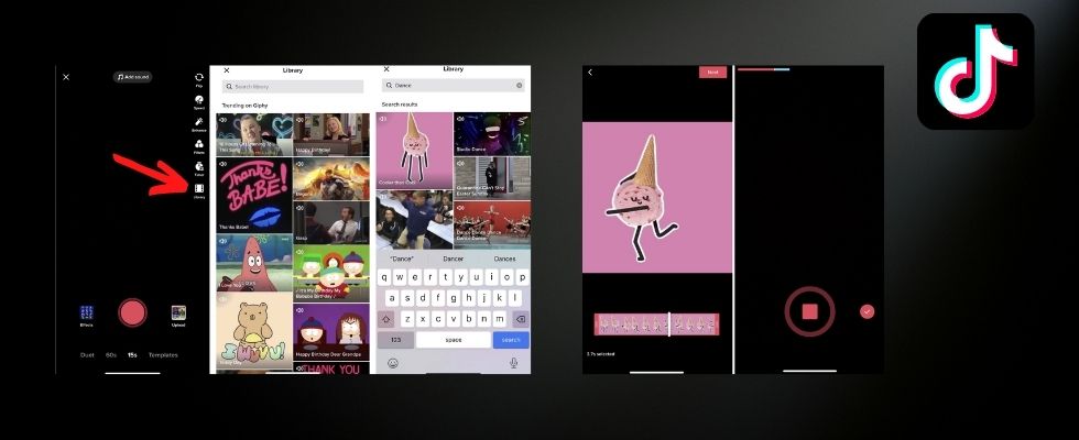 Partnerschaft mit Giphy: Das ist die neue TikTok Library