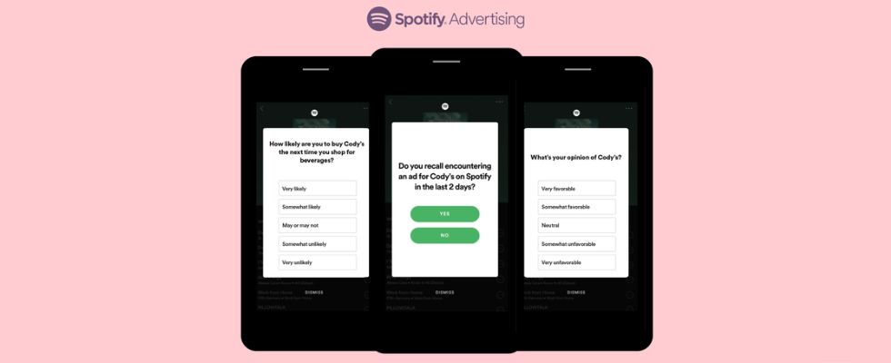 Mit Spotify Brand Lift die Wirkung deiner Werbung endlich genau messen