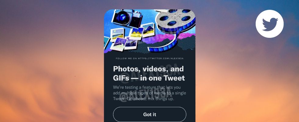 Twitter: GIFs, Fotos und Videos endlich in einem Tweet