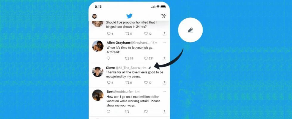 Twitter startet ersten Roll-out für den Edit Button