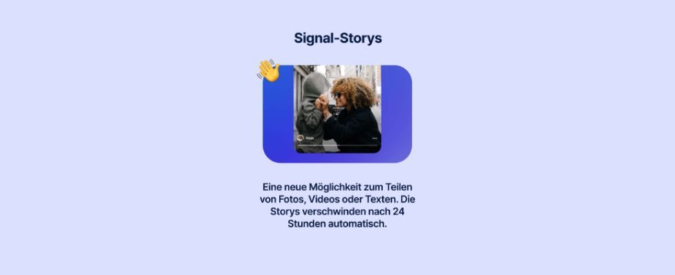 Signal führt shareable Stories ein