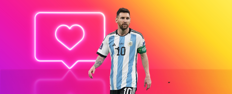 WM-Star Lionel Messi knackt Instagram-Rekord und stößt ein populäres Ei vom Like-Thron