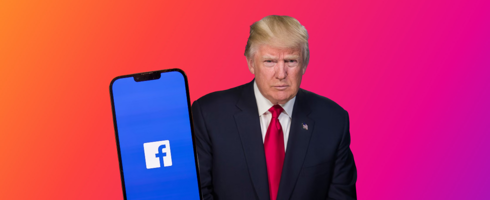 Er ist zurück: Donald Trump darf wieder auf Facebook und Instagram posten
