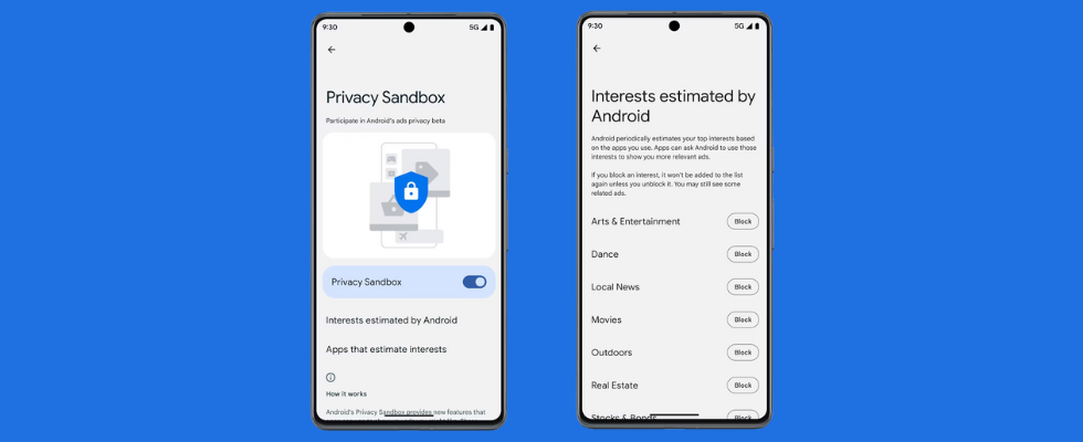 Google: Privacy Sandbox Beta für Android ist endlich da