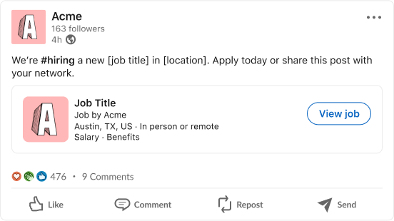 Automatische Job Postings auf LinkedIn