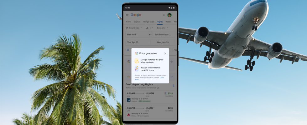 Google sichert dir Preisgarantien bei Flügen