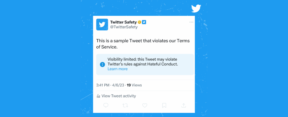Weniger Reichweite: Twitter markiert Hateful Tweets