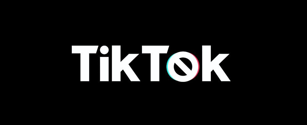 © visuals - Unsplash, TikTok-Logo, der Buchstabe o ist durchgestrichen