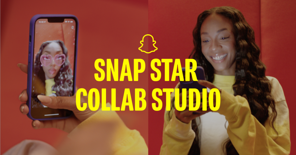Das Snap Star Collab Studio ist neu, © Snap