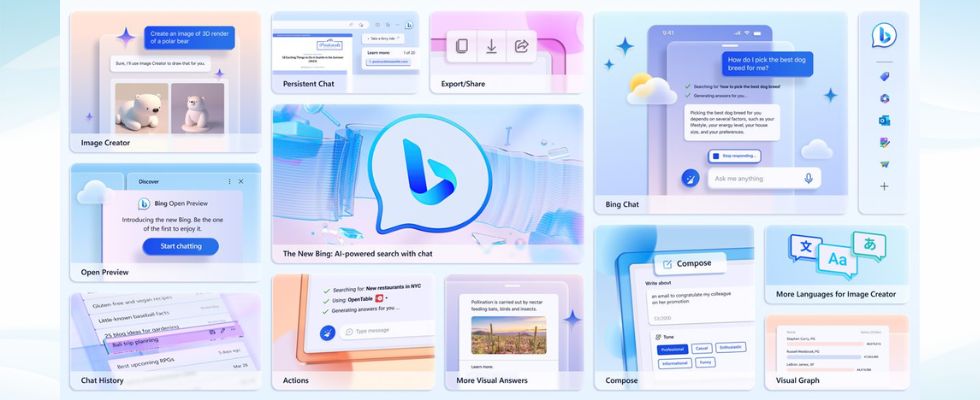 Riesiges Update: Bing AI jetzt mit Chat-Verlauf und visuellen Antworten