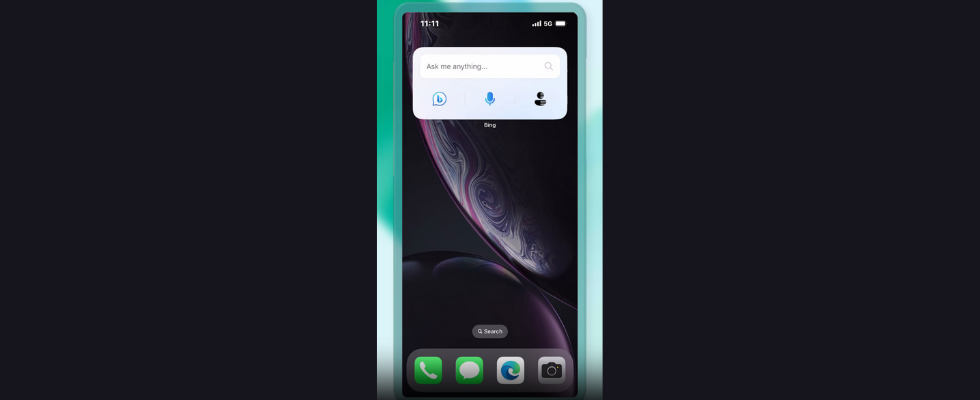 Bing AI erhält Widget auf iOS und Android sowie Voice und Contextual Chat Feature