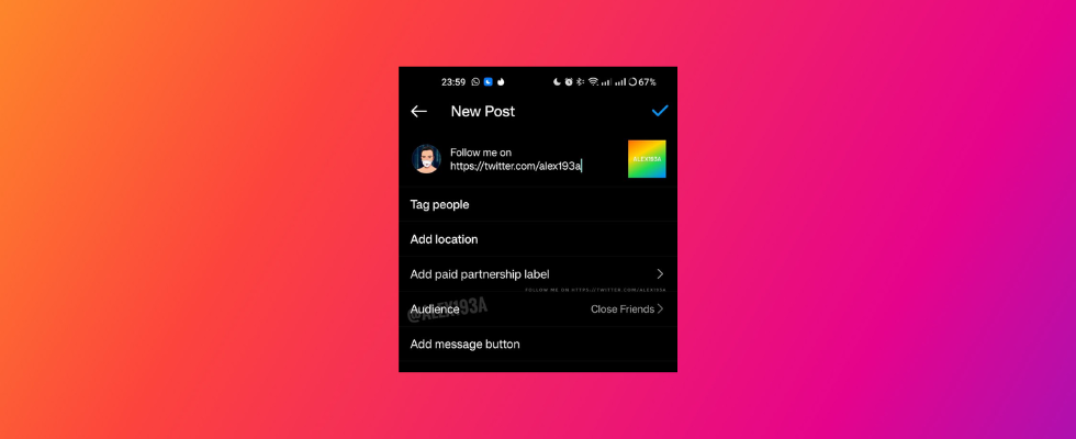 Instagram: Exklusive Posts für Freund:innen und 2 Updates in der App