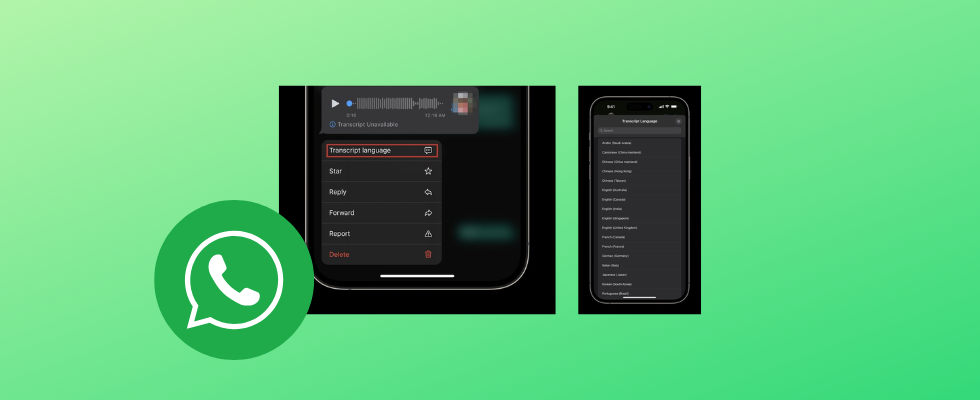 Kannst du WhatsApp-Sprachnachrichten bald transkribieren?