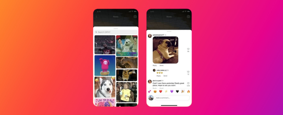 Laut Mosseri ein „Endlich-Feature“: Instagram führt GIFs in Kommentaren ein