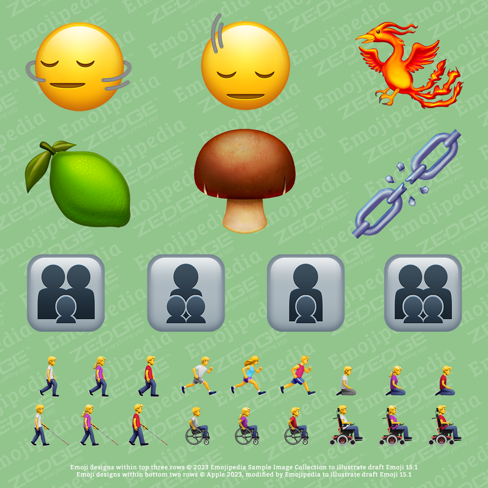 So könnten die neuen Emojis für 2023/2024 aussehen