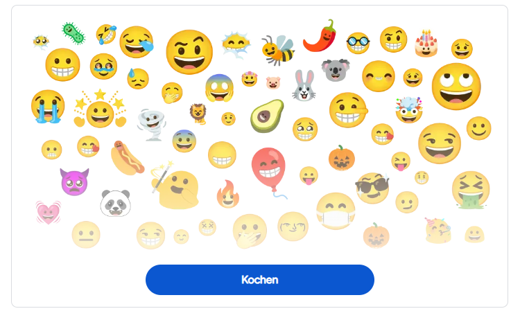 Emoji Kitchen in der Google-Suche