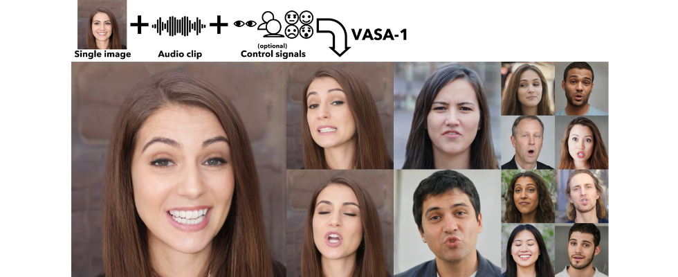 Microsoft VASA-1: With images and sound to create a talking image with AI technology