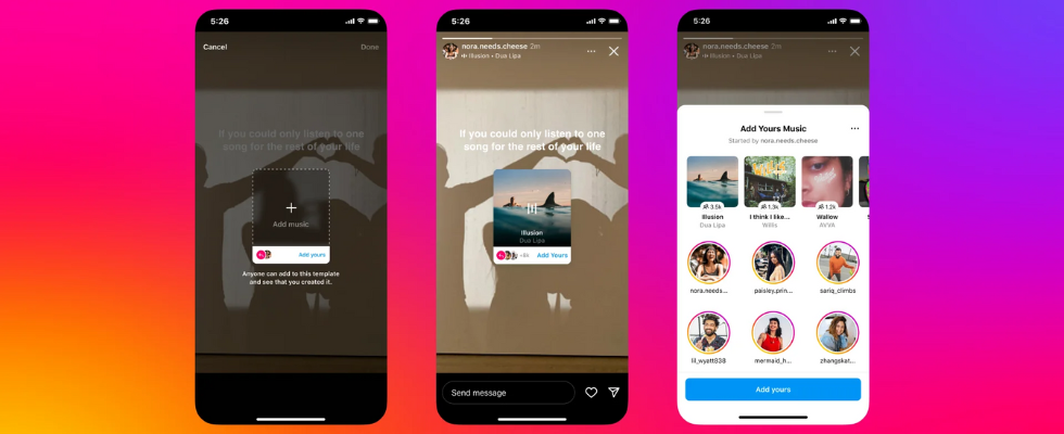 Instagram launcht 4 neue Story Sticker: Add Yours Music, Cutouts, Frames und Reveal