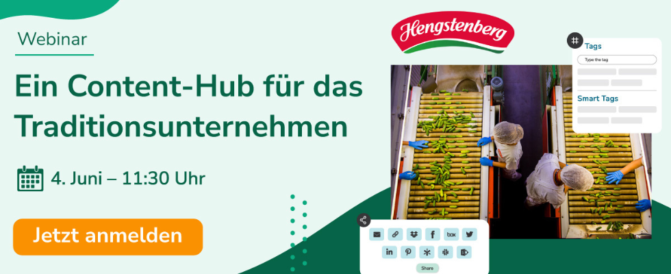 Webinar: Ein Content Hub für das Traditionsunternehmen