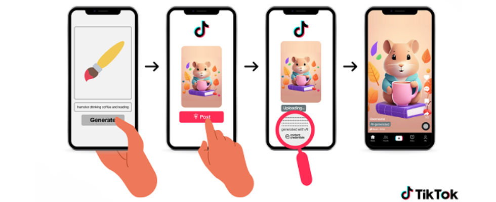 TikTok: A label for all content created by artificial intelligence