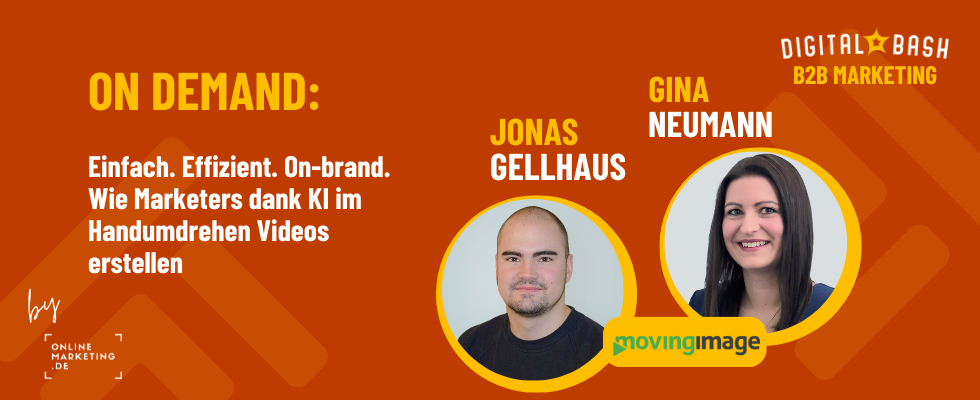 Einfach und on-brand: Mit KI im Handumdrehen Videos erstellen – dein On-Demand-Webinar