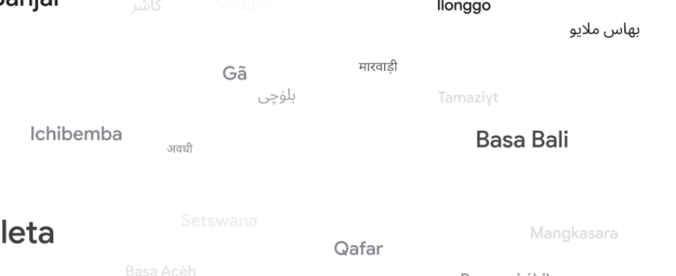 110 neue Sprachen für Google Translate