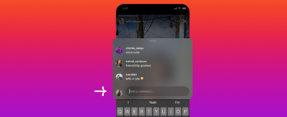 Jetzt offiziell: Instagram Stories kommentieren und Groupchat Energy freisetzen