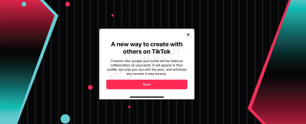 TikTok testet neue Funktion: Collaborators in Videos taggen