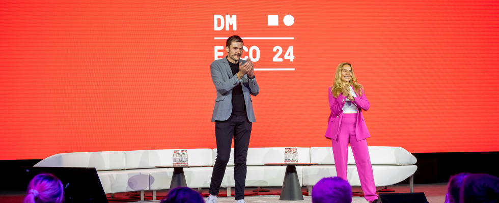 Natascha Ehlers and Marc Stahlmann on the Tech Stage at DMEXCO 2024