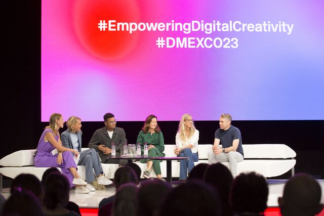 Verena Gründel im Gespräch auf der DMEXCO 2023