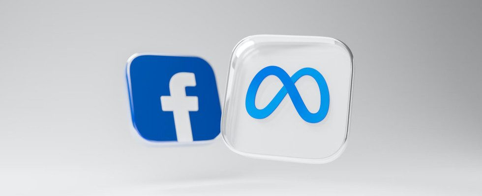 Facebook und Meta Icon floating 