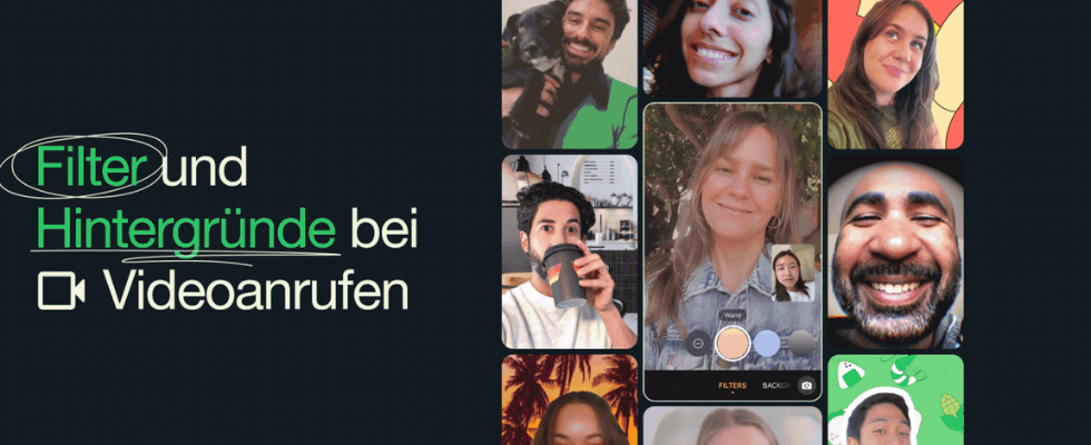 WhatsApp bringt Hintergründe und Filter für Video-Calls