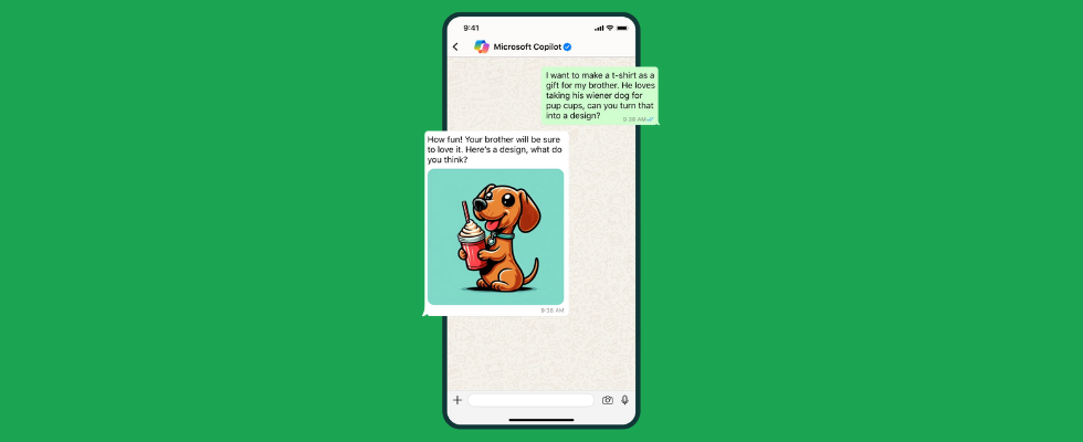 Der Copilot kommt zu WhatsApp: Gen AI für Chats und Kreation