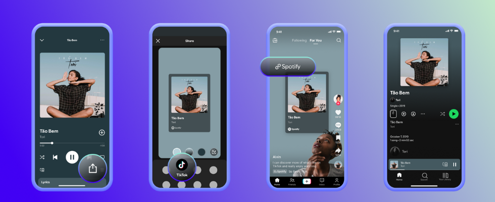 So geht’s: Spotify Song Sharing mit TikTok und Instagram