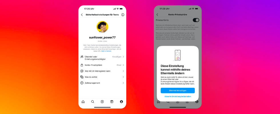 Instagrams Teen-Konten kommen nach Deutschland