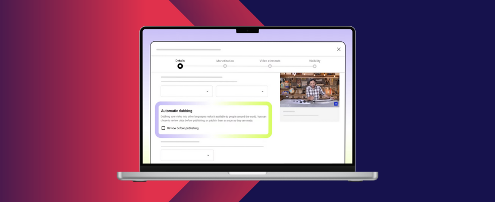 Auto Dubbing: YouTube rollt KI-Voiceover für mehr User aus