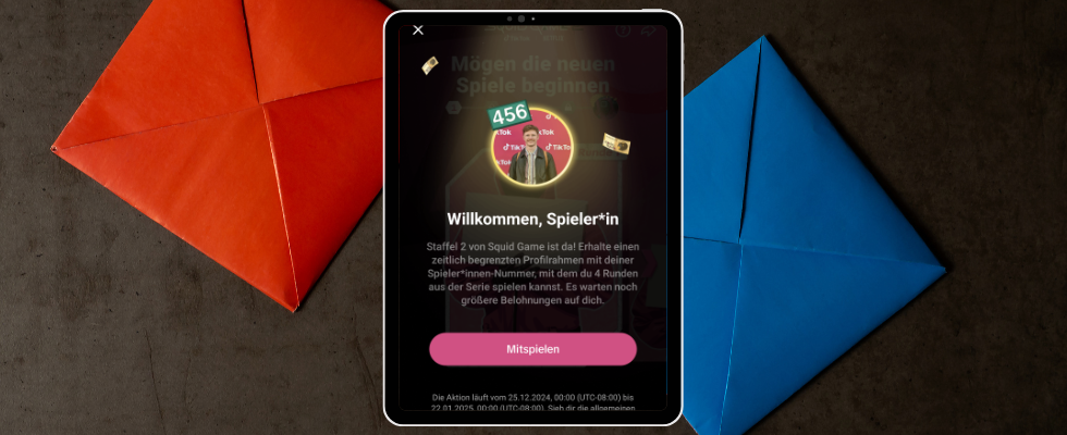 So kannst du „Squid Game 2“ auf TikTok spielen