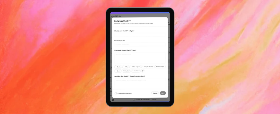OpenAI lässt User ChatGPTs Stil anpassen – von „chatty“ bis „Gen Z“
