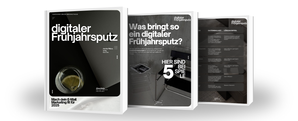 Sauberes Postfach, sauberes Marketing: Dein Paper mit Tipps zum digitalen Frühjahrsputz im E-Mail Marketing