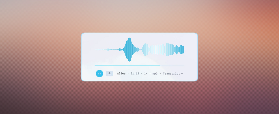 Hello Voice Agents: OpenAI bringt neue Speech-to-Text- und Text-to-Speech-Modelle