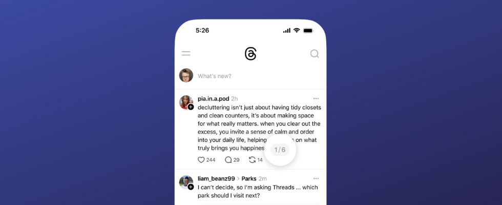 Threads mit neuen Labels: Bessere Lesbarkeit für Post-Serien