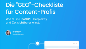Die GEO-Checkliste für Content-Profis