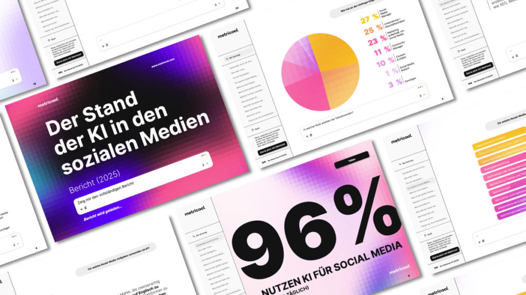 Die umfassende Studie zum KI-Einsatz in Social Media ist jetzt verfügbar, © Metricool