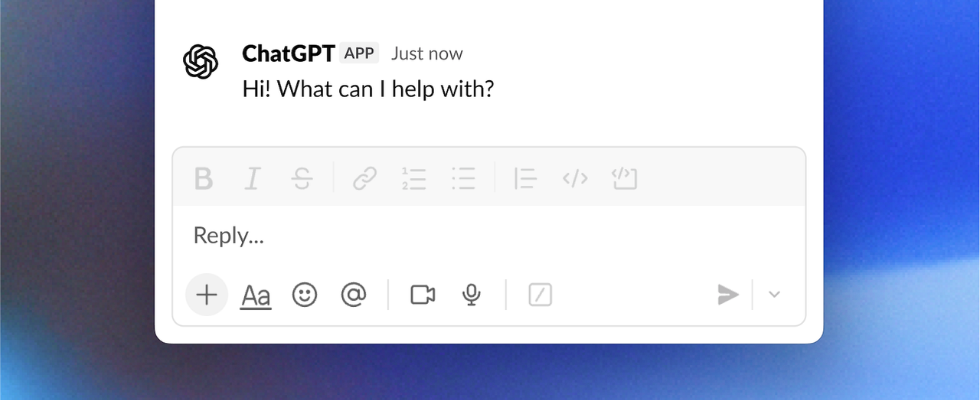 ChatGPT kommt zu Slack