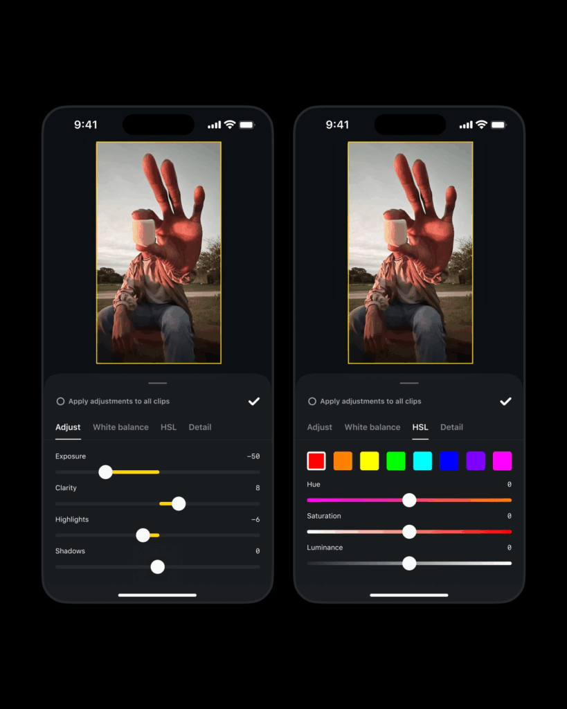 User können ab sofort mit HSL-Reglern gezielt Farbtöne anpassen, © @lindseygamble_/Instagram